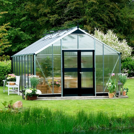 Gewächshaus 18,8m² Doppelstegplatten aus Polycarbonat 10mm Gärtner - Juliana