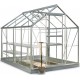 Gewächshaus 5m² aus Aluminium und Blankglas Popular 86 - Halls