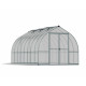 Gewächshaus 11,76m² silbergrau aus Aluminium und Polycarbonat 6mm Bella - Canopia by Palram