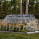 Gewächshaus Balance 14,7m² aus Aluminium und Hybridpolycarbonatplatten, silbergrau – Canopia by Palram