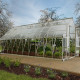 Gewächshaus Balance 18,4m² aus Aluminium und Hybridpolycarbonatplatten, silbergrau – Canopia by Palram