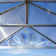 Gewächshaus Balance 18,4m² aus Aluminium und Hybridpolycarbonatplatten, silbergrau – Canopia by Palram