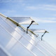Gewächshaus Balance 18,4m² aus Aluminium und Hybridpolycarbonatplatten, silbergrau – Canopia by Palram