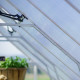 Gewächshaus Balance 22m² aus Aluminium und Hybridpolycarbonatplatten, silbergrau – Canopia by Palram