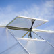 Gewächshaus Balance 25,6m² aus Aluminium und Hybridpolycarbonatplatten, silbergrau – Canopia by Palram