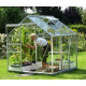Gewächshaus Venus 3,8m² aus Aluminium und 3mm Sicherheitsglas - Vitavia
