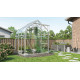Gewächshaus Orion 3,8m² aus Aluminium und 3mm Sicherheitsglas - Vitavia