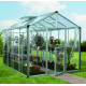 Gewächshaus Zeus 8100 aus Aluminium, 3mm Sicherheitsglas und 10mm Polycarbonatplatten - Vitavia