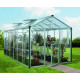Gewächshaus Zeus 11900 aus Aluminium, 3mm Sicherheitsglas und 10mm Polycarbonatplatten - Vitavia