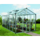 Gewächshaus Zeus 13800 aus Aluminium, 3mm Sicherheitsglas und 10mm Polycarbonatplatten - Vitavia