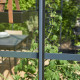 Gewächshaus Grand Oase 25,6m² aus schwarzem Aluminium und Sicherheitsglas 3mm - Juliana