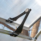 Gewächshaus Essence 11,8m² aus Aluminium und Polycarbonat, silbergrau – Canopia von Palram
