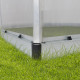 Gewächshaus Essence 14,7m² aus Aluminium und Polycarbonat, silbergrau – Canopia von Palram