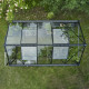 Gewächshaus 6,17m² aus Sicherheitsglas Cotswold Burford 610 schwarz - Halls