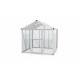 Gewächshaus Zeus 6200 aus Aluminium, 3mm Sicherheitsglas und 10mm Polycarbonatplatten - Vitavia