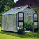 Gewächshaus 8,8m² Aluminium und Doppelstegplatten aus Polycarbonat 10mm Premium - Juliana
