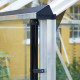 Gewächshaus 10,9m² Aluminium und Sicherheitsglas Premium – Juliana