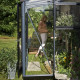 Gewächshaus Veranda Anthrazit aus Aluminium und Sicherheitsglas 4,4m² Juliana