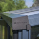 Anlehngewächshaus Veranda Anthrazit aus Aluminium und Sicherheitsglas 6,6m² - Juliana
