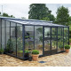 Gewächshaus Veranda, Anthrazit & Sicherheitsglas 12,9m² - Juliana