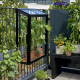 City Gewächshaus aus Sicherheitsglas Balcony mit Regalen - Juliana