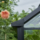 Gewächshaus 8,13m² aus Sicherheitsglas Cotswold Blockley 810 schwarz - Halls