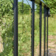 Gewächshaus 8,13m² aus Sicherheitsglas Cotswold Blockley 810 schwarz - Halls