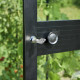 Gewächshaus 6,17m² aus Sicherheitsglas Cotswold Burford 610 schwarz - Halls