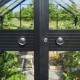 Gewächshaus 6,17m² aus Sicherheitsglas Cotswold Burford 610 schwarz - Halls