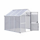 Gewächshaus 5,15m² aus Aluminium und 6mm Polycarbonatplatten Callas III - pressblank - KGT