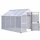 Gewächshaus 6,81m² aus Aluminium und 6mm Polycarbonatplatten Callas IV - pressblank - KGT
