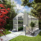 Gewächshaus 6,81m² aus Aluminium und 6mm Polycarbonatplatten Callas IV - pressblank - KGT