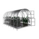 Gewächshaus 12m² aus verzinktem Stahl und 6mm Polycarbonatplatten – Klasika