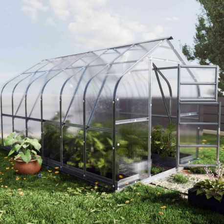 Gewächshaus Standart 10m² aus verzinktem Stahl und 4mm Polycarbonatplatten – Klasika