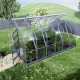Gewächshaus Standart 15m² aus verzinktem Stahl und 4mm Polycarbonatplatten – Klasika