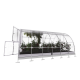 Gewächshaus Tube 12m² aus verzinktem Stahl und 6mm Polycarbonatplatten - Klasika