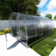 Gewächshaus Easy 18m² aus verzinktem Stahl und 4mm Polycarbonatplatten – Klasika