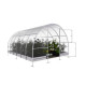 Gewächshaus Easy 18m² aus verzinktem Stahl und 6mm Polycarbonatplatten – Klasika
