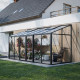 Anlehngewächshaus 7,22m² - H.268cm - aus Aluminium und Sicherheitsglas - BloomCabin
