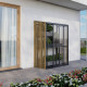 Anlehngewächshaus Mini 1,4m² aus Aluminium, Holz und Sicherheitsglas - BloomCabin
