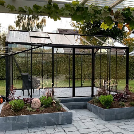 Gewächshaus Klassik 310x459cm aus Aluminium und Sonnenschutzglas – BloomCabin