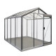 Gewächshaus R204H 6,91m² aus Aluminium und Sicherheitsglas ALULINE – ACD