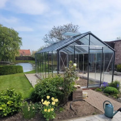 Gewächshaus R307H 15,88m² aus Aluminium und Sicherheitsglas ALULINE – ACD