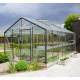 Gewächshaus R307H 15,88m² aus Aluminium und Sicherheitsglas ALULINE – ACD