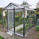 Gewächshaus R204H 6,91m² aus Aluminium und Sicherheitsglas ALULINE – ACD