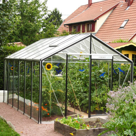 Gewächshaus R306H 13,62m² aus Aluminium und Sicherheitsglas ALULINE – ACD