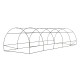 Tunnelgewächshaus 3x8m BIANCA mit verstärkter PE-Folie - Green Protect