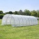 Tunnelgewächshaus 4x10m BIANCA mit verstärkter PE-Folie - Green Protect