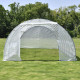Tunnelgewächshaus 4x10m BIANCA mit verstärkter PE-Folie - Green Protect