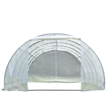 Ersatzfolie für Tunnelgewächshaus 4x8m BIANCA mit verstärkter PE-Folie - Green Protect